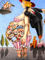 Manichino gestante