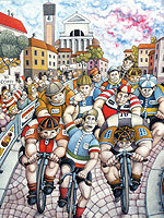 Il Giro d'Italia a Pontedera